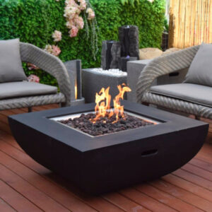 Aurora Black Fire Table