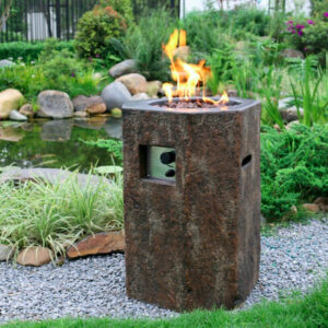 Basalt Column Fire Pit